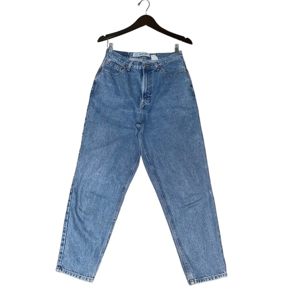 Gap Reverse Fit Denim Vintage 90s Medium Wash High Rise Mom Jeans Size 10 Ankle - Picture 5 of 16